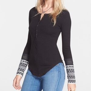 'Newbie' Ski Lodge Cuff Thermal Top